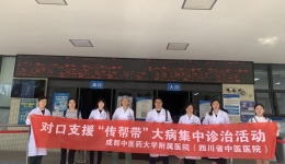 成中医大附院到我院开展2021年城乡医疗卫生对口支援“传帮带”大病集中义诊活动