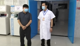 州委彭洪常委一行到我院检查指导疫情防控