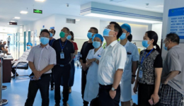 州卫健委孙晓华、熊亮副主任一行到我院调研职业病防治工作