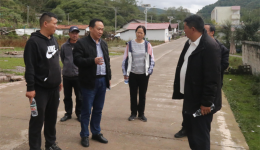 凉山州中西医结合医院 到越西县瓦里觉村调研农村人居环境整治“百日攻坚”行动开展情况