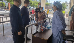 “室组联动”护航医院疫情防控