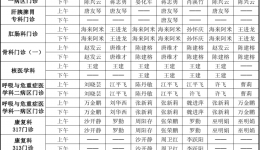 hbs02红宝石线路彝历新年节日期间门诊工作安排